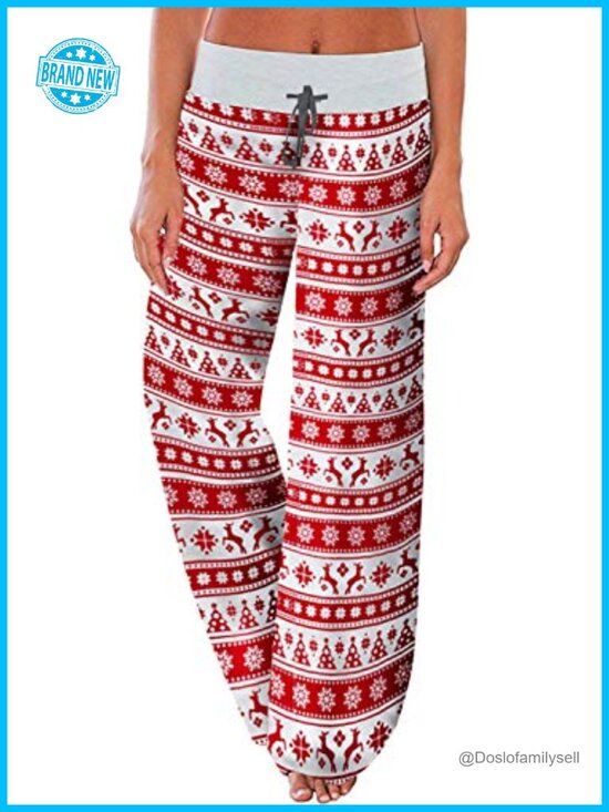 Other - Comfy Floral Wide Leg Palazzo Lounge Pajama Pants Drawstring Stretch